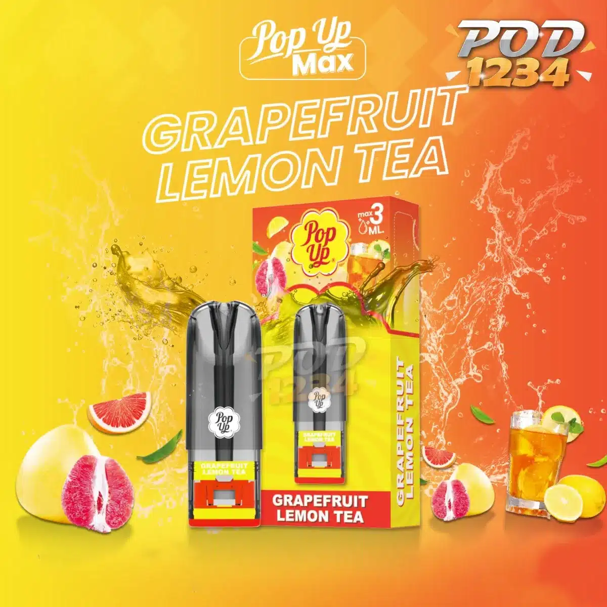 หัว Pop up Max Grapefruit Lemon Tea ราคาส่ง
