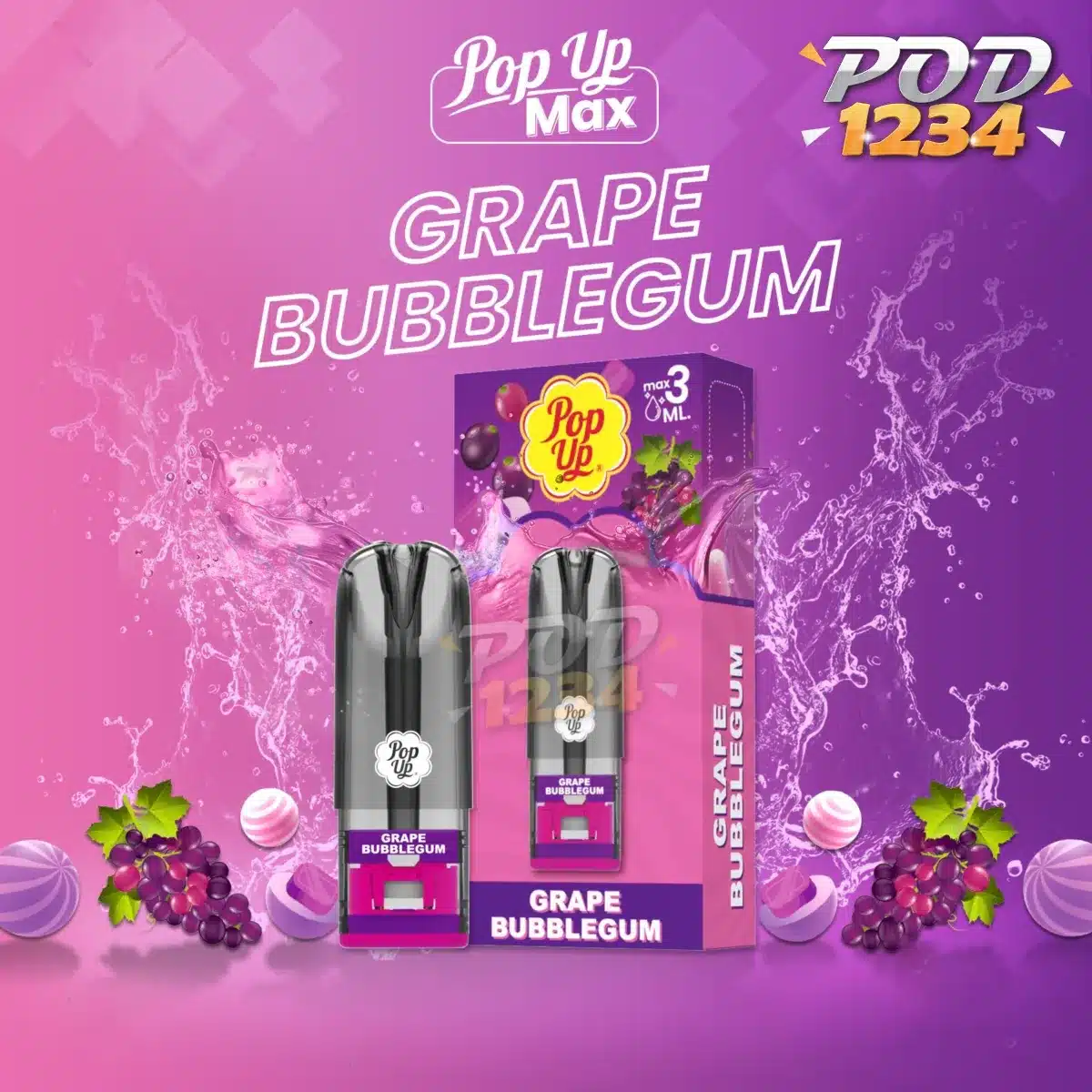 หัว Pop up Max Grape Bubblegum ราคาส่ง